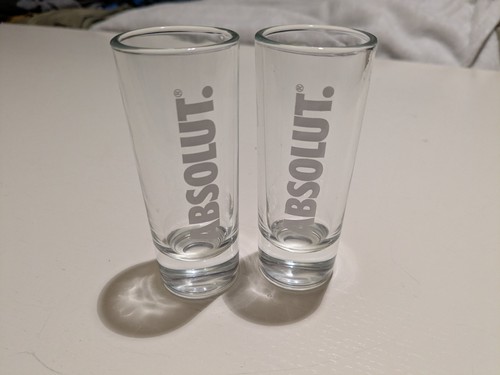 Absolut vodka shot glasses - x,