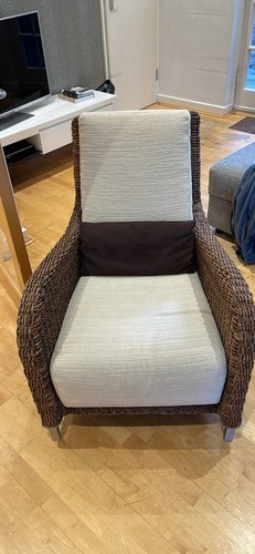 Ligne roset rattan - sofa, chair