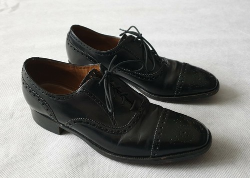 Vintage barker black leather - vintage,