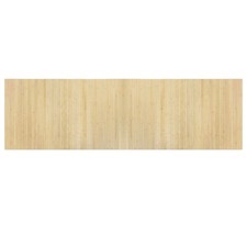 Rug Floor Mat Area Carpet Runner Rectangular Light Nature Bamboo vidaXL