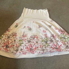 Woman redherring maternity floral skirt Debenhams size uk 14