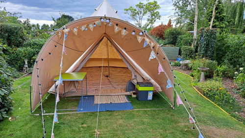 Karma canvas curved bell tent - karma,
