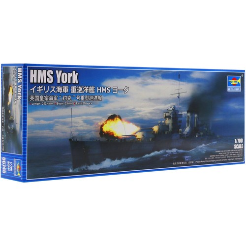 Trumpeter 700 hms york - trumpeter, 1/700