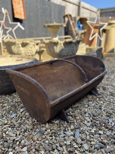 Antique cast iron trough - antique,