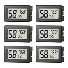 6 Pack Mini Hygrometer Indoor