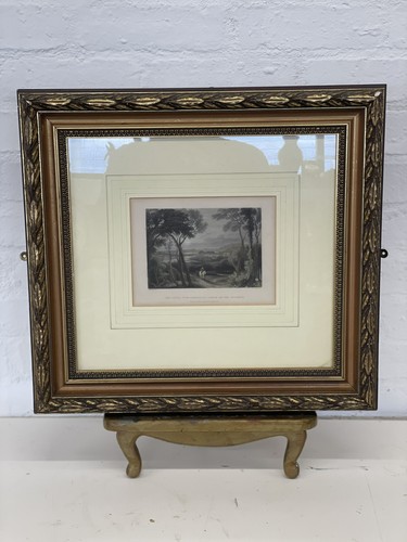 Antique engraving print - engraving,