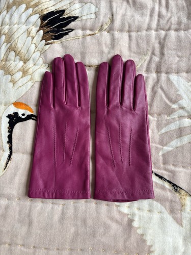 Ladies hot pink leather - hot,