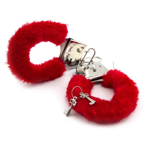 Fluffy furry handcuffs hen - furry,