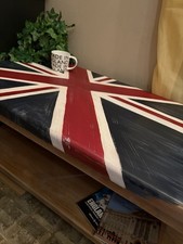 Union Jack Table.  Restored