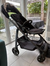 UppaBaby Cruz Pushchair + Newborn Carrier + Adaptors, Sun Rain Cover, Foot Muff