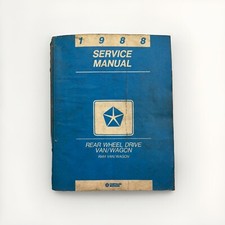 Dodge Van Motor-Home RV 1988