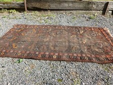 Antique Bakhtiari rug 193 x 106 cm Elephant Foot Pattern