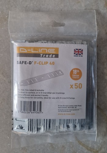 Line clip 40 cable - 50,