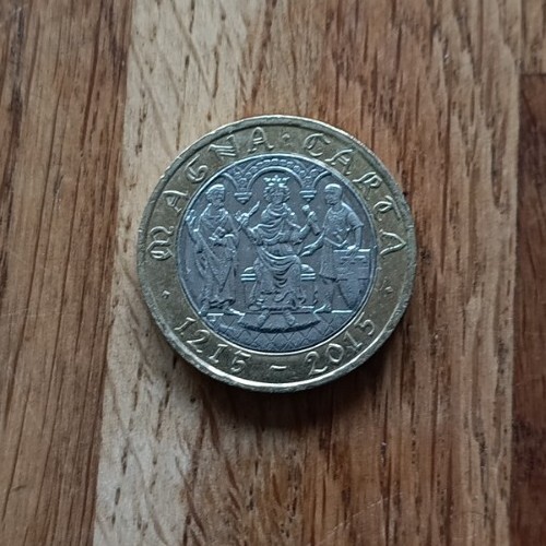 2015 magna carta coin - £2,