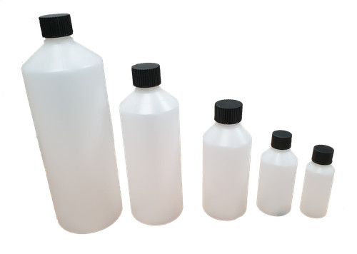 Plastic bottles natural hdpe - bottles,