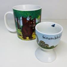 The Gruffalo Mug and Scrambled Snake Egg Cup Julia Donaldson-Excellent Condition