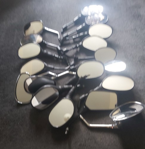 Mirrors for scooter - or, moped.