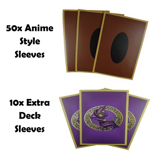 60x yugioh card sleeves - card,