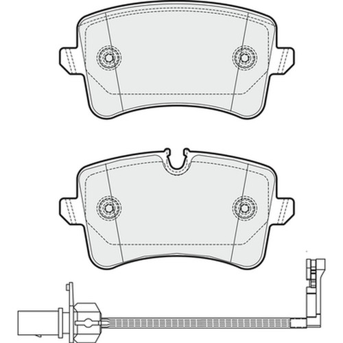 Brake pads for audi - pads, s6