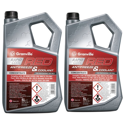 Red antifreeze coolant - red,