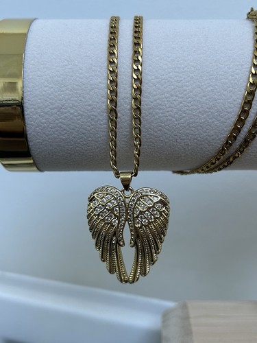 9ct gold angel wings - 9ct,