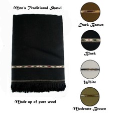 AFGHAN PATOO BLANKET WOOL SHAWL PATU LONG SCARF WRAP PASHTUN MENS WOMENشال
