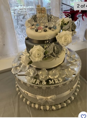 Wedding cake stand - cake, and
