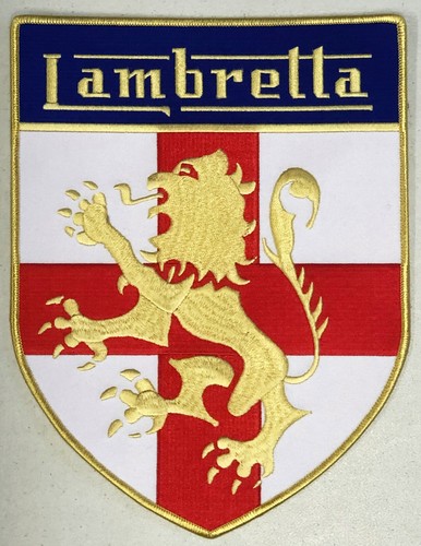 Large back patch lambretta - back,