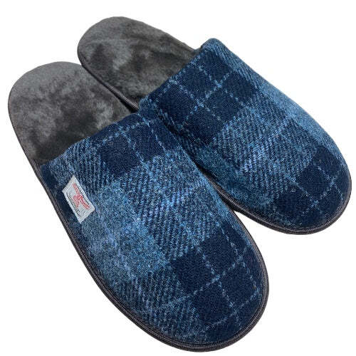 Slippers harris tweed colour - slippers,