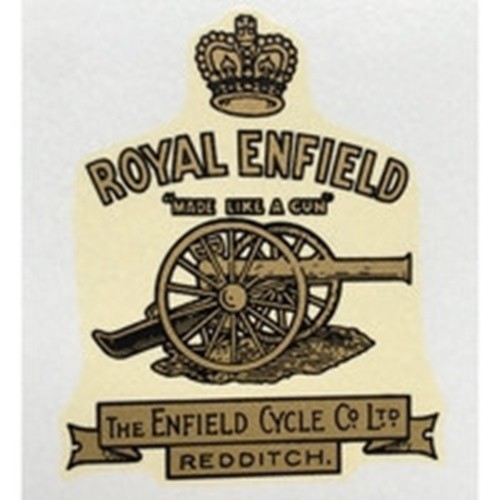 Royal enfield head seat badge - royal,