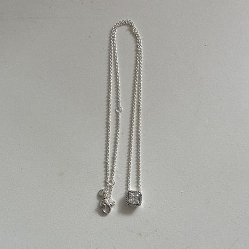 Pandora silver halo - halo, necklace