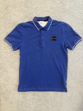 Boys Hugo Boss Polo Shirt Age 14 Blue Very Good Condition