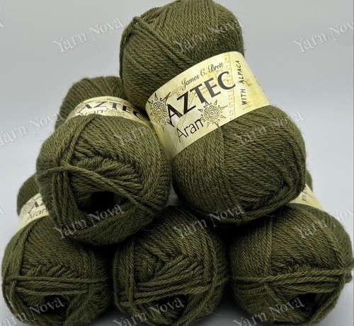 James brett aztec aran - c,