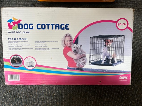 Savic dog crate - dog, black