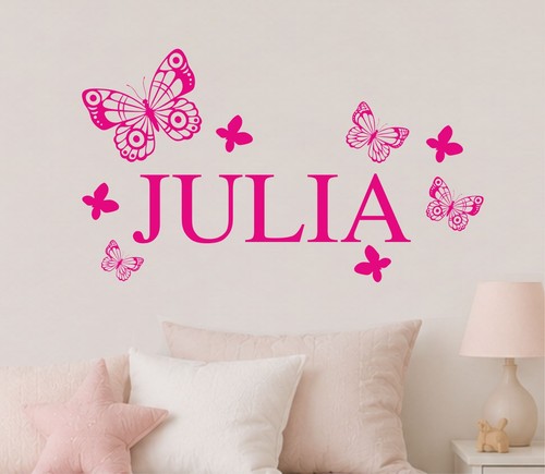Personalised butterflies wall - personalised,