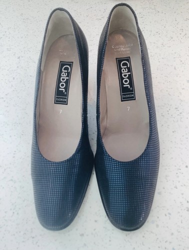 Gabor navy block - gabor, heel