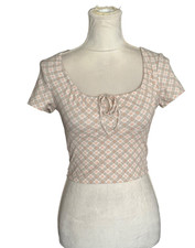 Pink Rose Peasant Crop Top