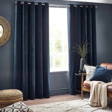Yard Chenille Velvet Eyelet Curtains  RV3279