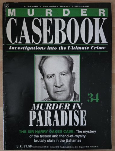 Murder casebook magazine - murder,