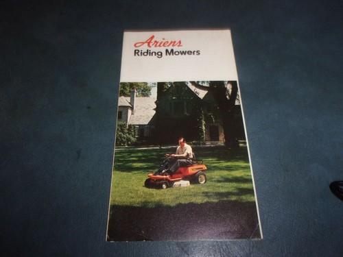 Ariens riding mowers - riding, brochure