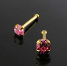 Nose Stud Bone Pin 14K Carat