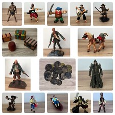 PIRATES OF THE CARIBBEAN & PIRATE  TOY FIGURES Choose your items