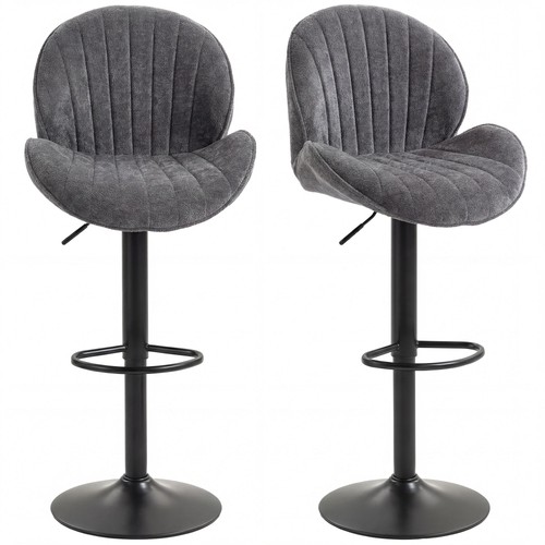 Homcom modern bar stools - homcom, set