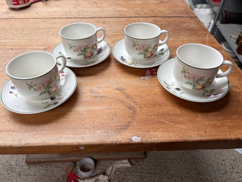 Ashberry cups saucers - saucers, x
