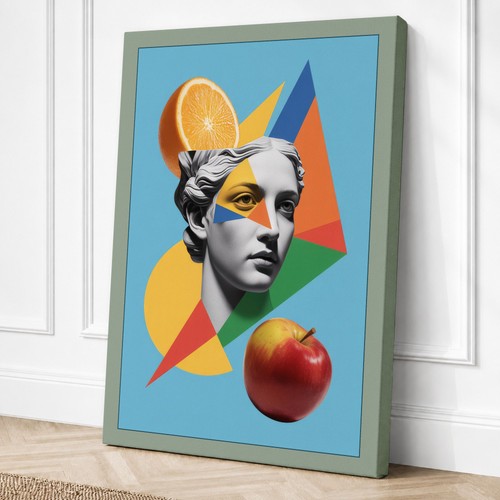 Classical head with fruit - classical,