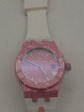 Maurice Lacroix AI2008 Aikon Tide Watch Pink And White Strap