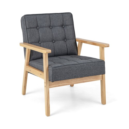 Upholstered armchair accent - armchair,