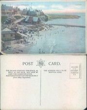 Cullercoats beach and village