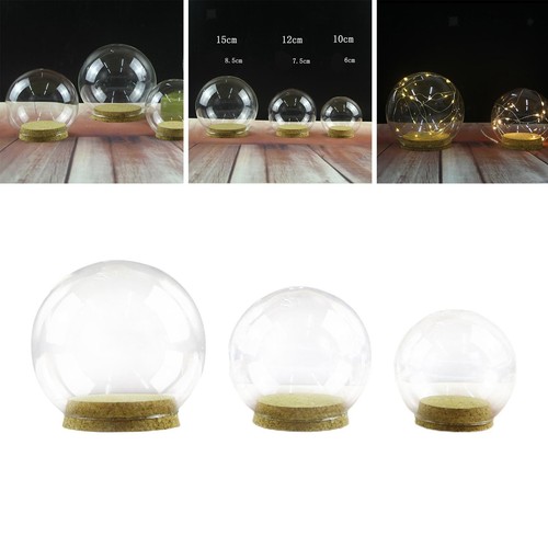 Clear display dome with base - clear,