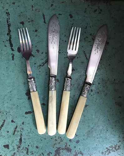 Antique bone handle - bone,